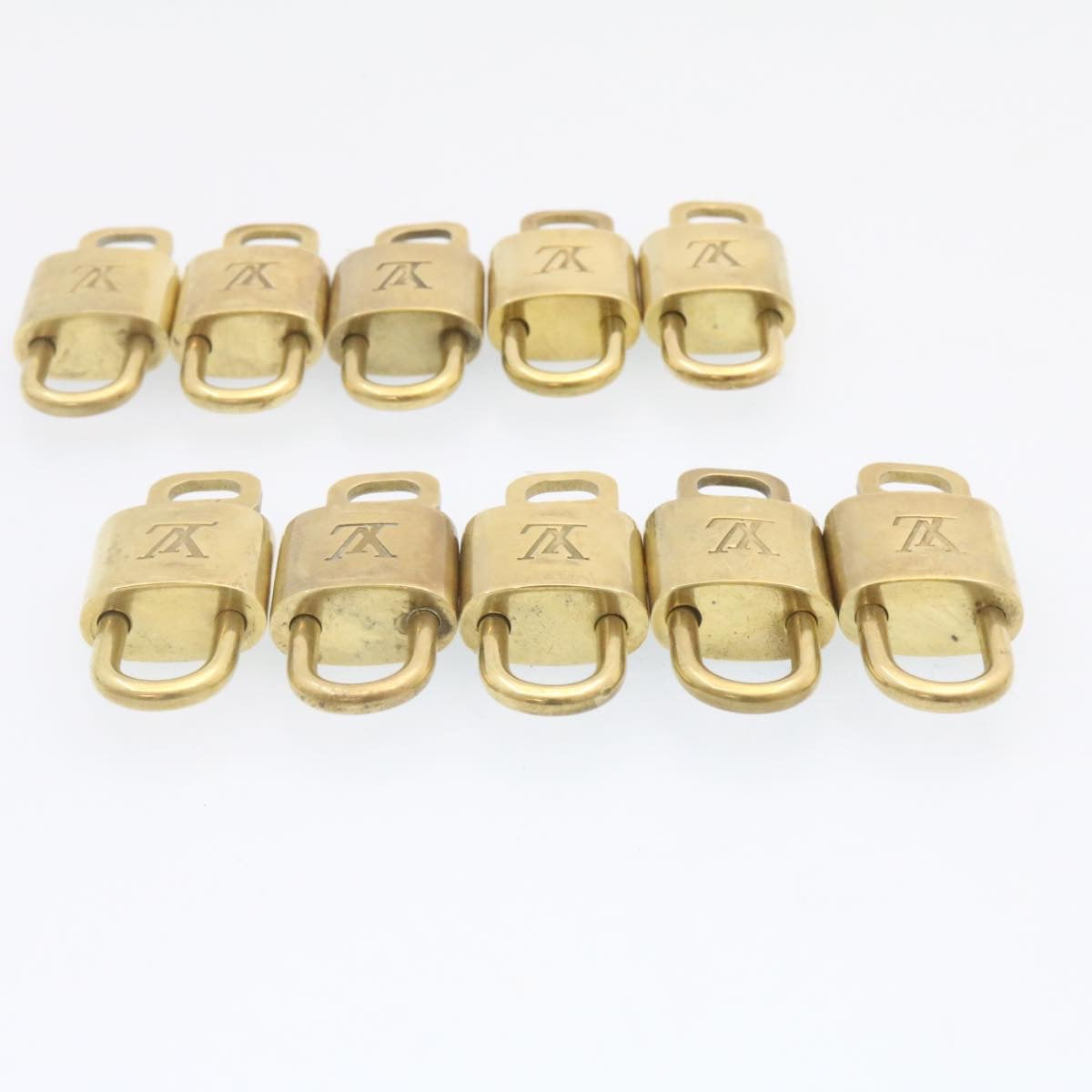 LOUIS VUITTON Padlock 10set Gold Tone LV am834g