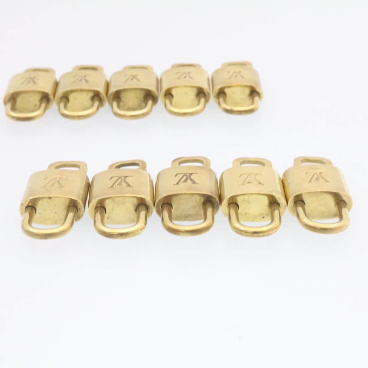 LOUIS VUITTON Padlock 10set Padlock Gold Tone LV am837g