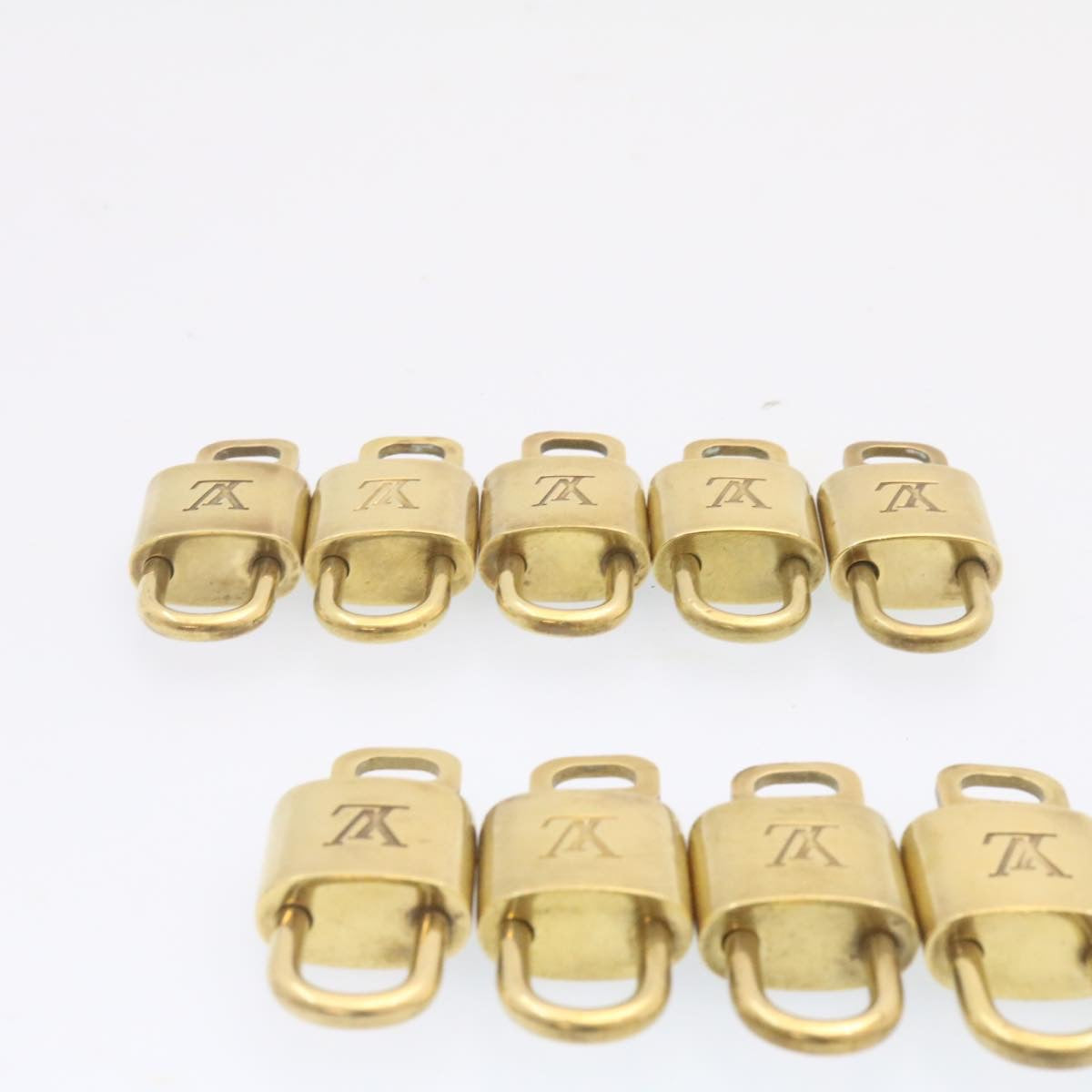 LOUIS VUITTON Padlock 10set Padlock Gold Tone LV am838g