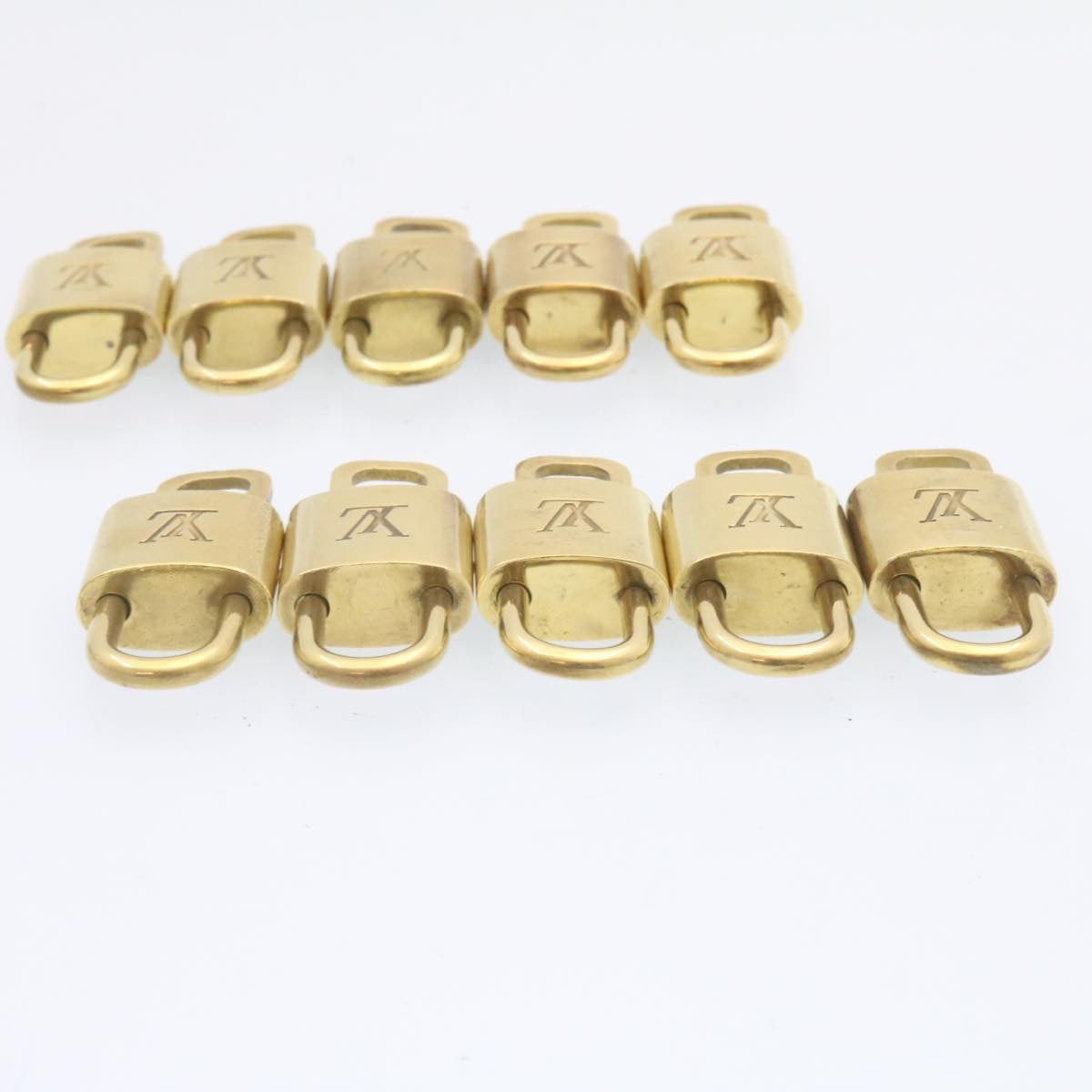 LOUIS VUITTON Padlock 10set Padlock Gold Tone LV am839g