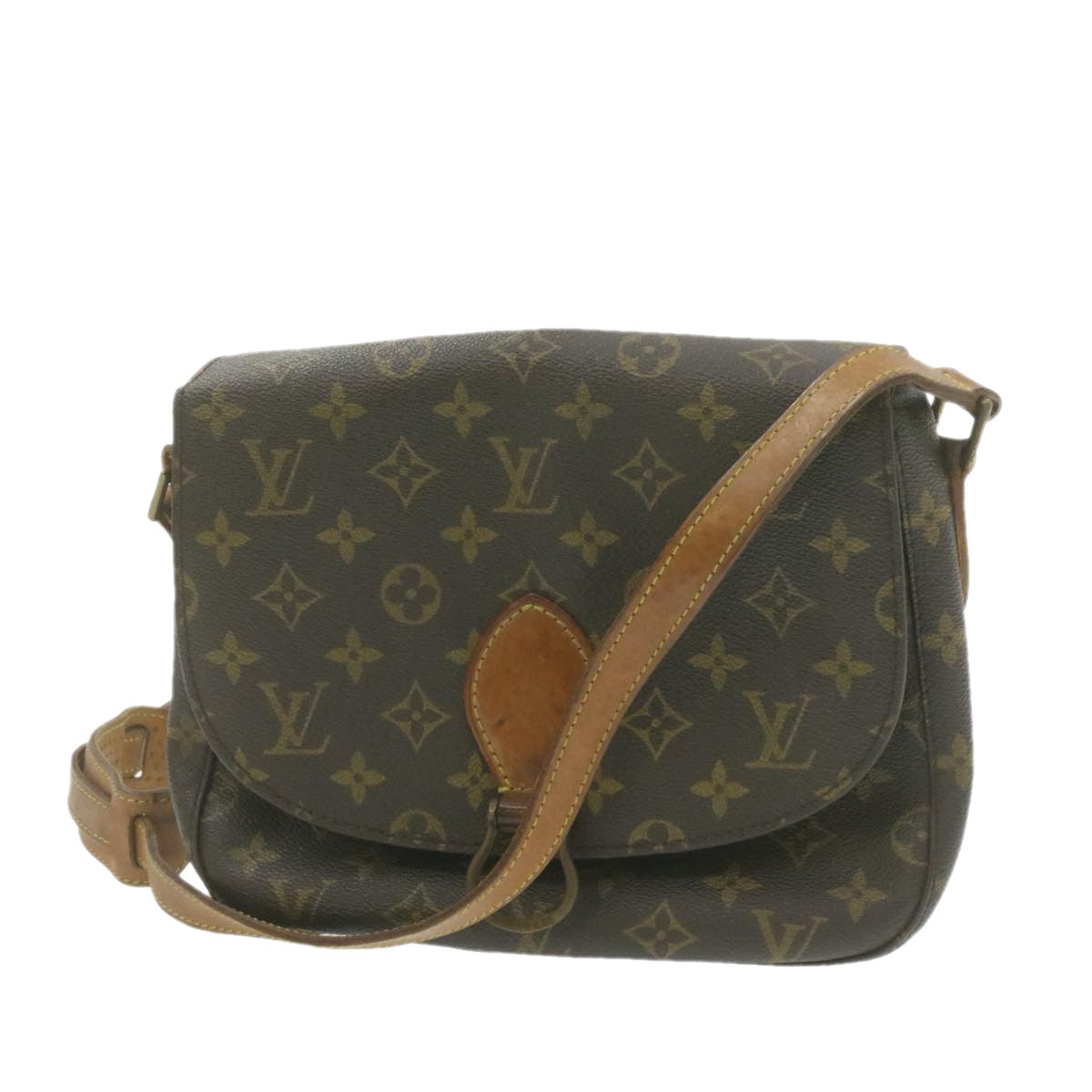 LOUIS VUITTON Monogram Saint Cloud GM Shoulder Bag M51242 LV am880g