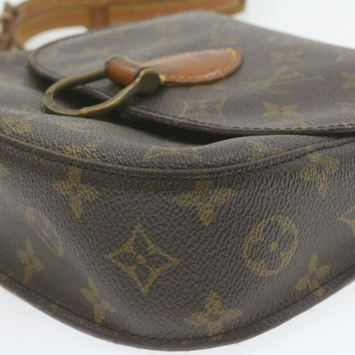 LOUIS VUITTON Monogram Saint Cloud MM Shoulder Bag M51243 LV am882g