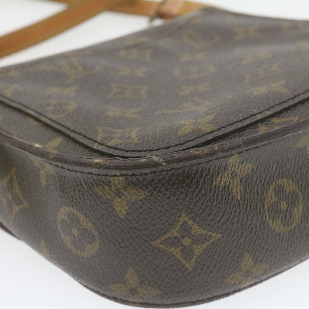 LOUIS VUITTON Monogram Saint Cloud MM Shoulder Bag M51243 LV am882g