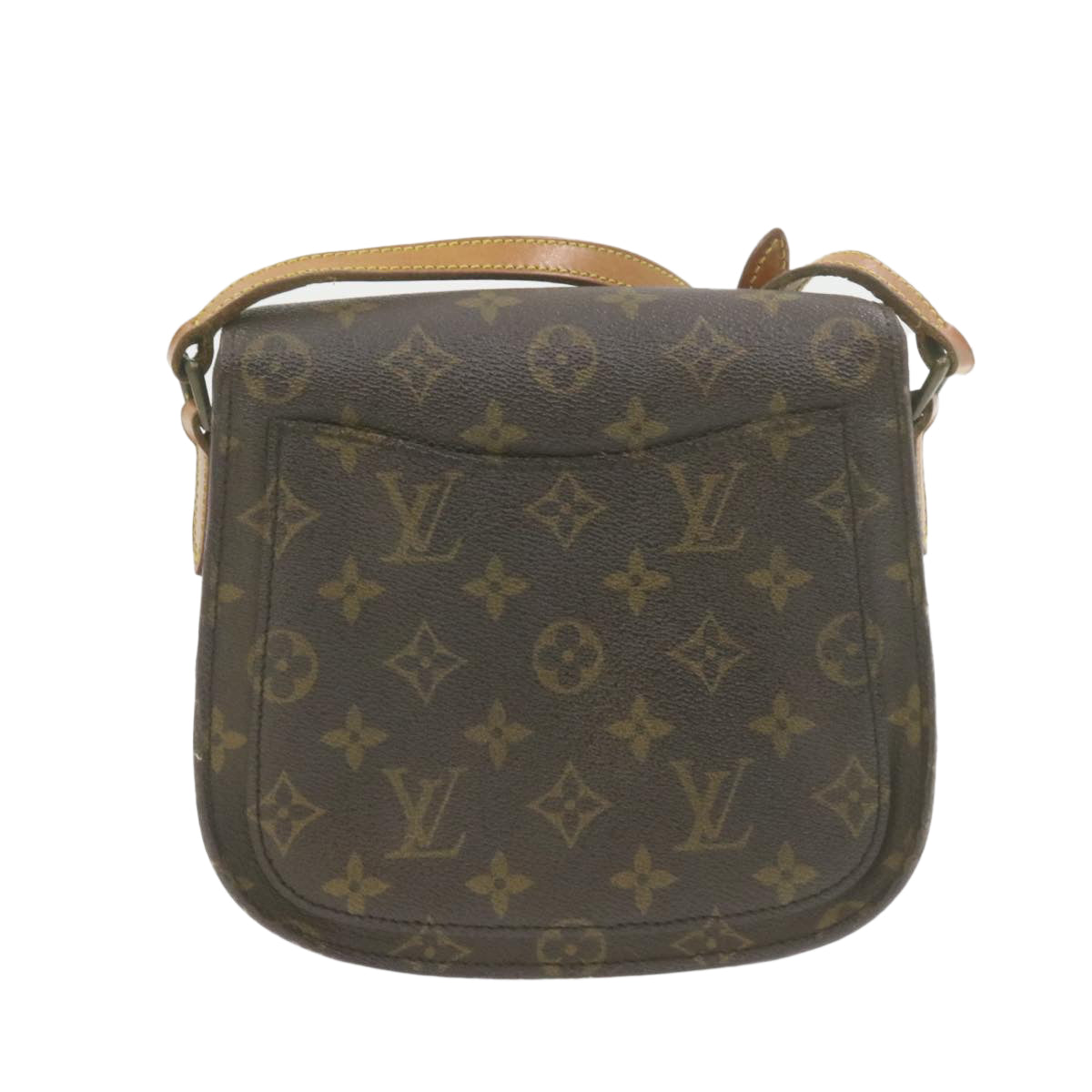 LOUIS VUITTON Monogram Saint Cloud MM Shoulder Bag M51243 LV am882g