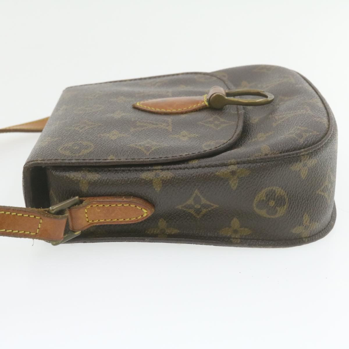 LOUIS VUITTON Monogram Saint Cloud MM Shoulder Bag M51243 LV am882g