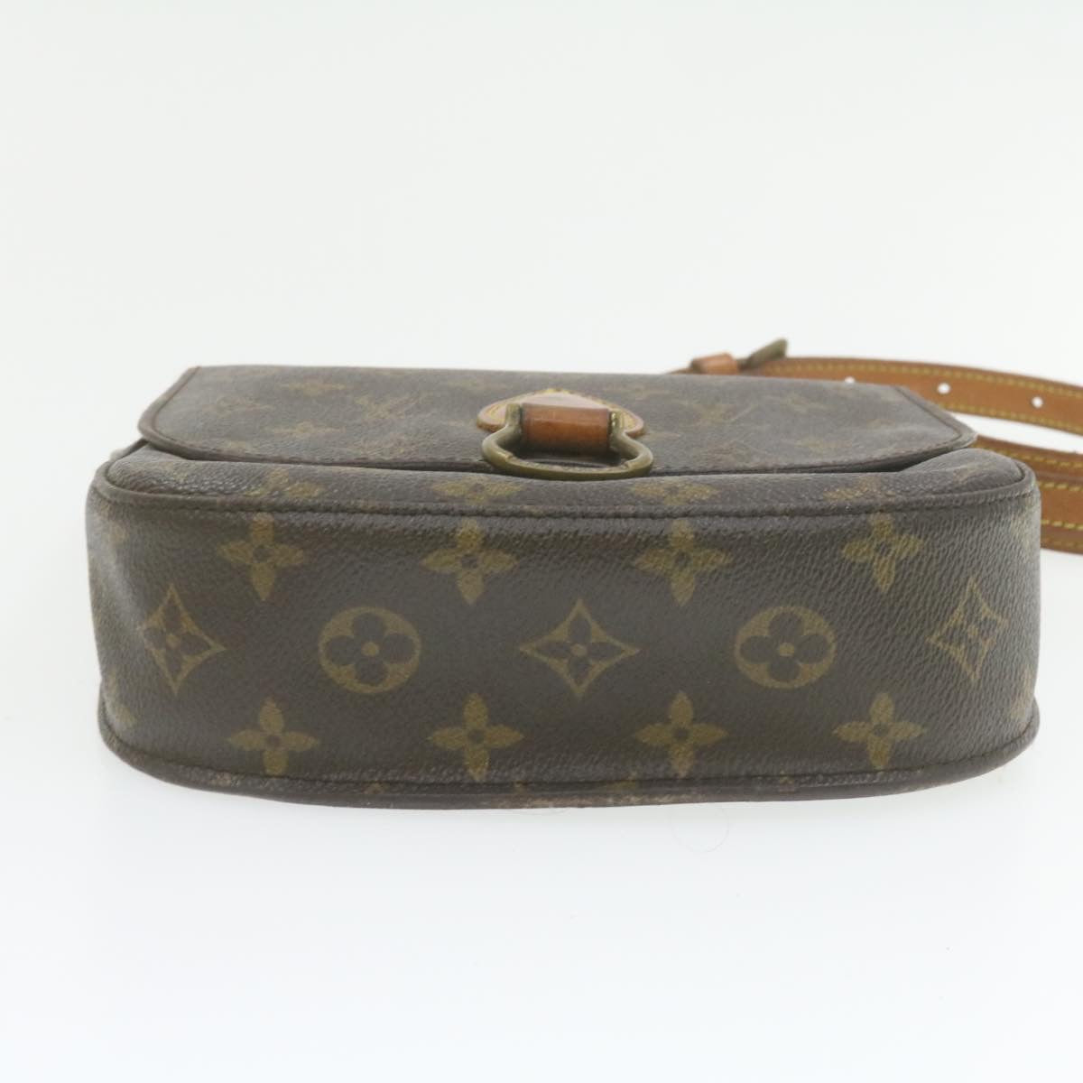 LOUIS VUITTON Monogram Saint Cloud MM Shoulder Bag M51243 LV am882g
