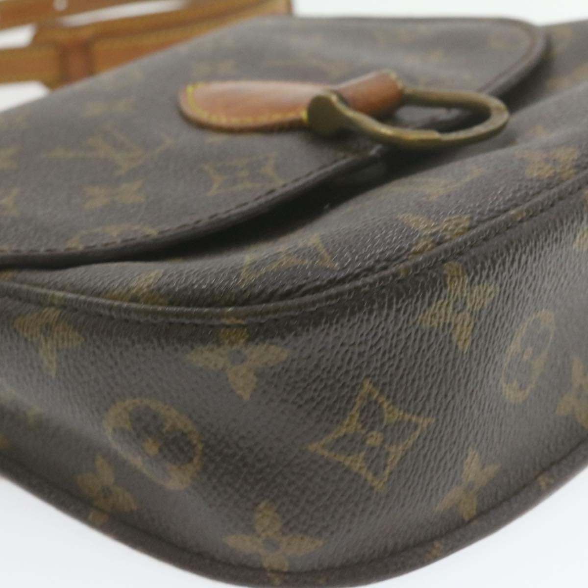 LOUIS VUITTON Monogram Saint Cloud MM Shoulder Bag M51243 LV am882g
