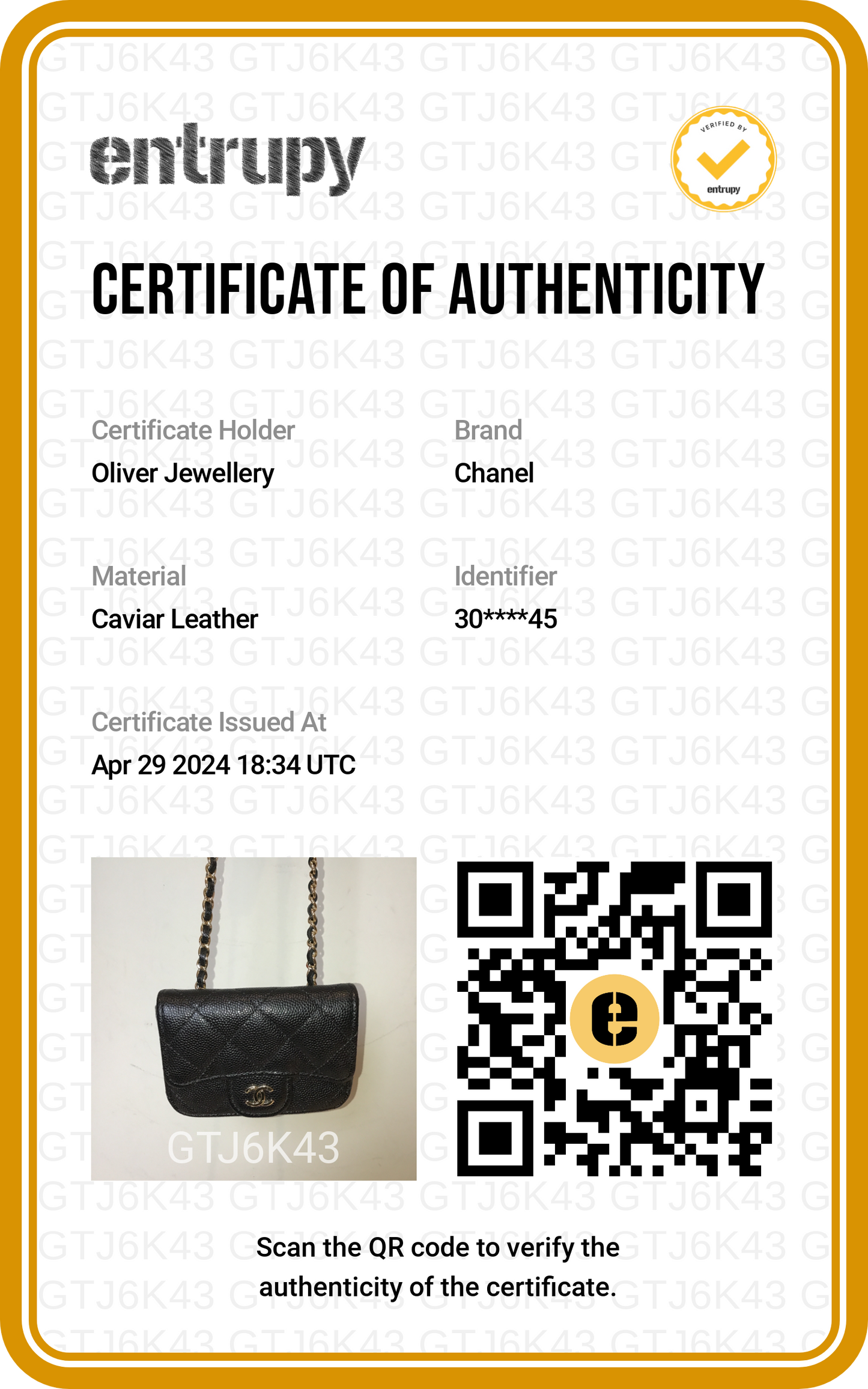 Chanel 2020 Black Quilted Caviar Leather Mini Chain Belt Bag
