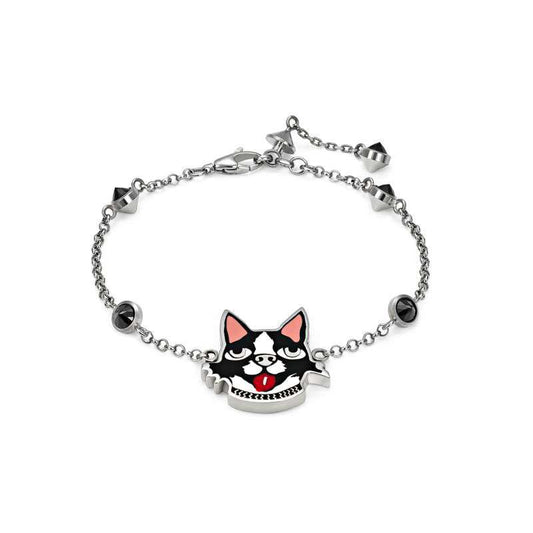 Luxury Gucci Trending 2025 Bosco Dog Bracelet with Crystals in Sterling Silver