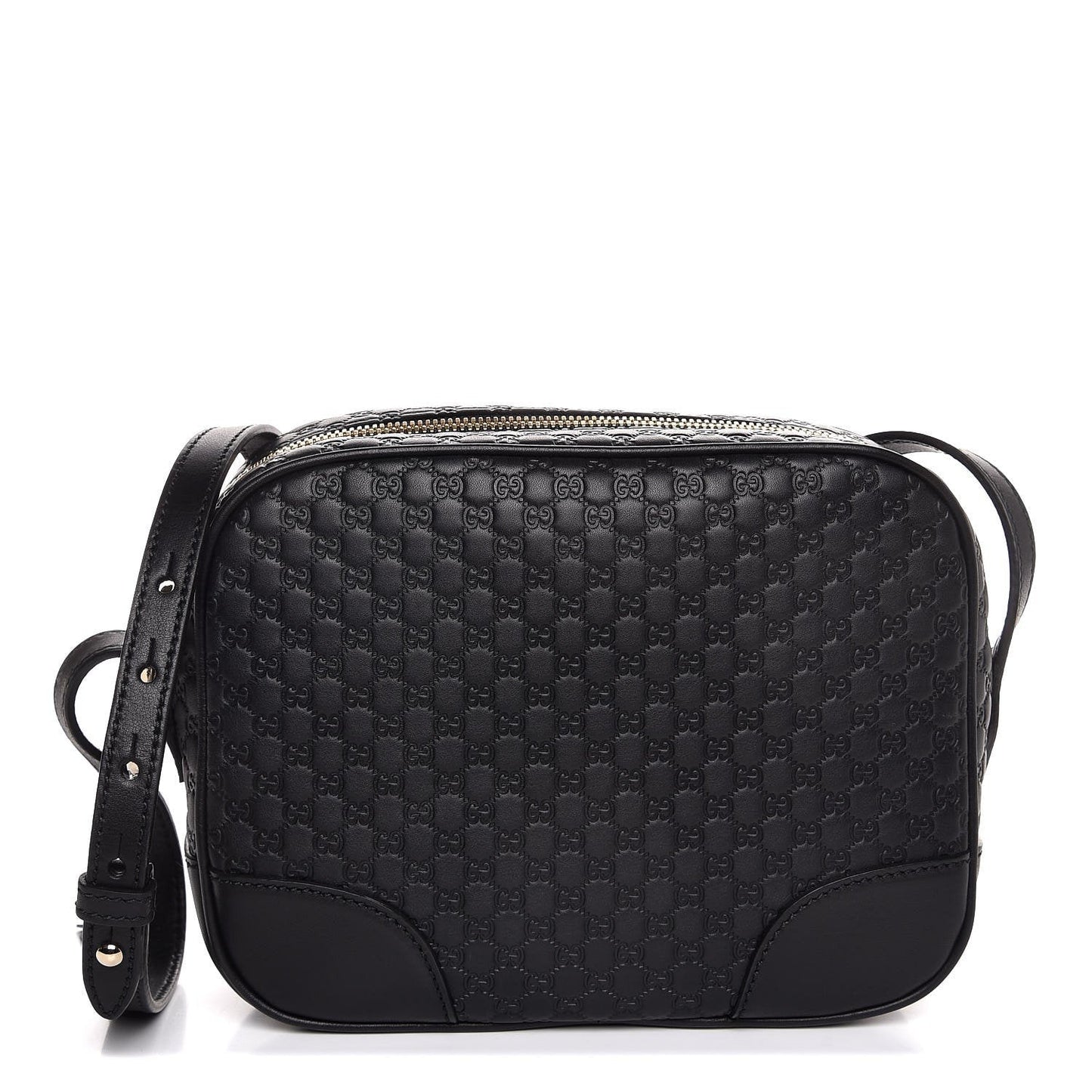 Luxury Gucci Trending 2025 Bree Black Leather MicroLuxury Gucci Trending 2025sima GG Cross Body Bag 449413