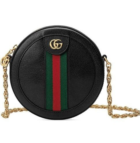 Luxury Gucci Ophidia mini GG round shoulder bag