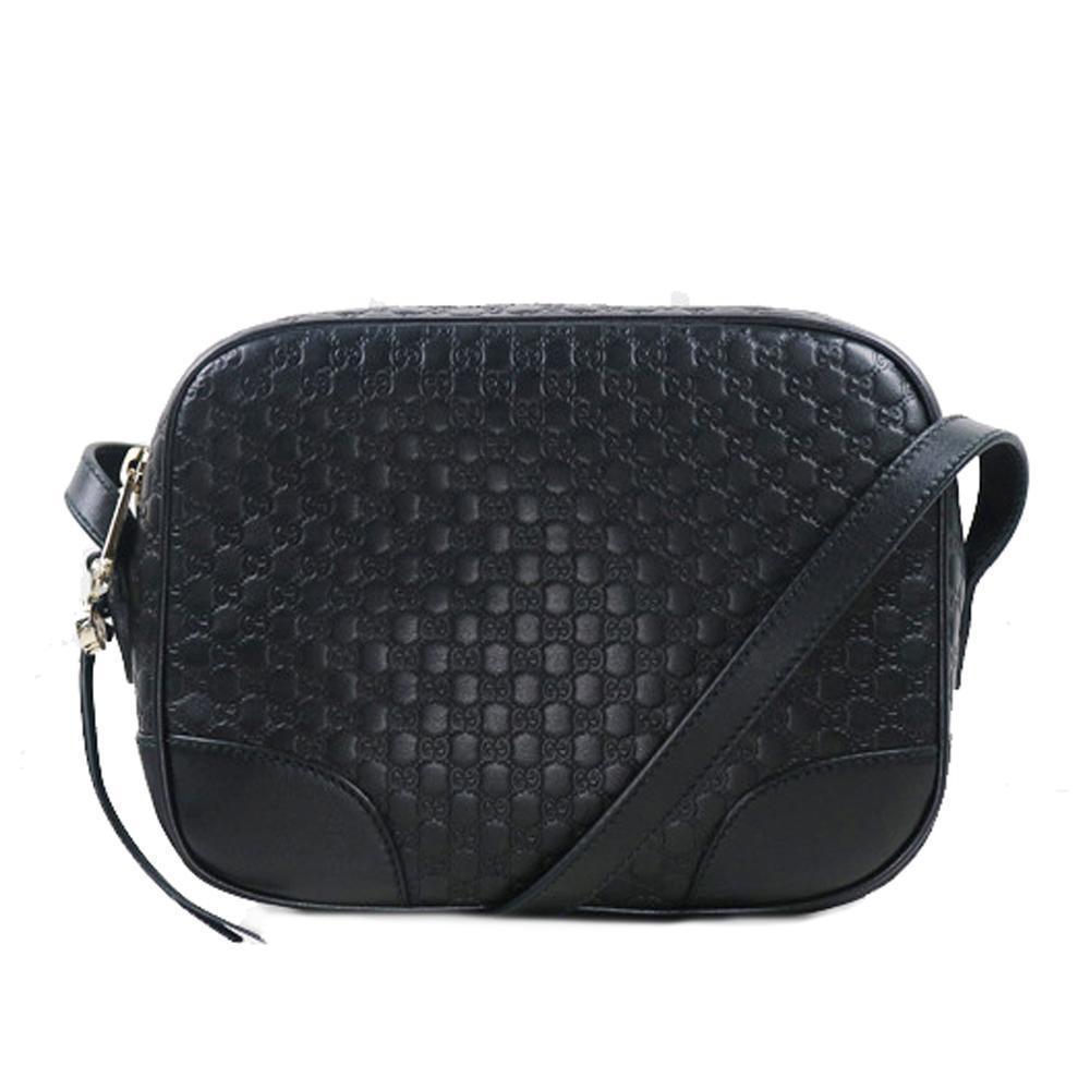 Luxury Gucci Trending 2025 Bree Black Leather MicroLuxury Gucci Trending 2025sima GG Cross Body Bag 449413