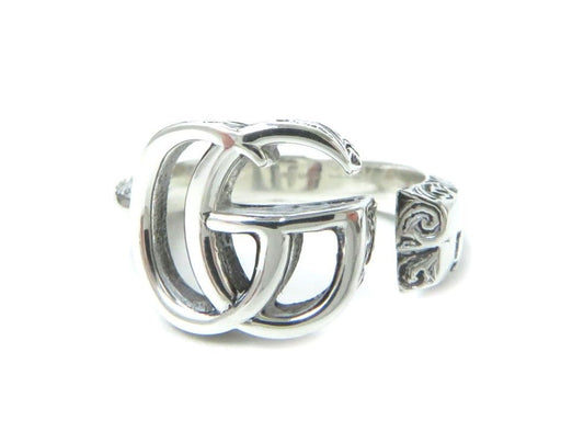 Luxury Gucci Trending 2025 AG925 Double G Key Ring Silver