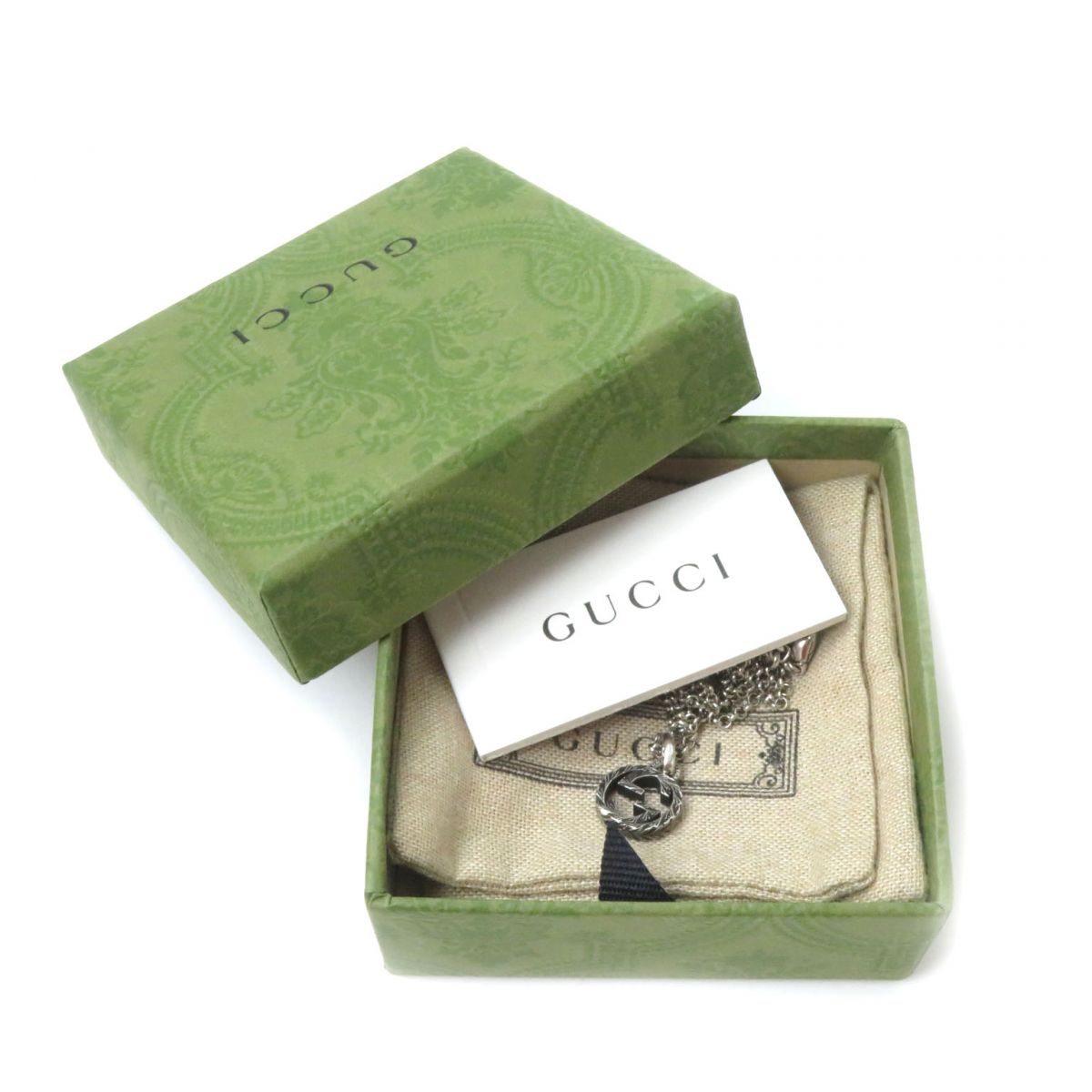 Luxury Gucci Trending 2025 Interlocking G Arabesque AG925 Necklace
