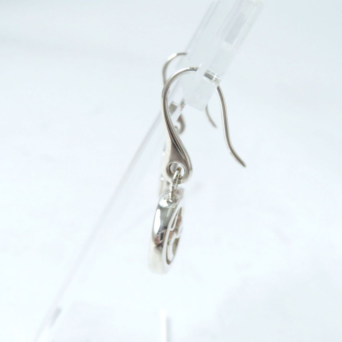 Luxury Gucci Trending 2025 AG925 Interlocking G Earrings Silver