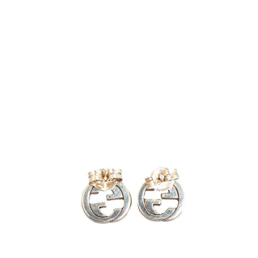 Luxury Gucci Trending 2025 Interlocking G Silver Earrings