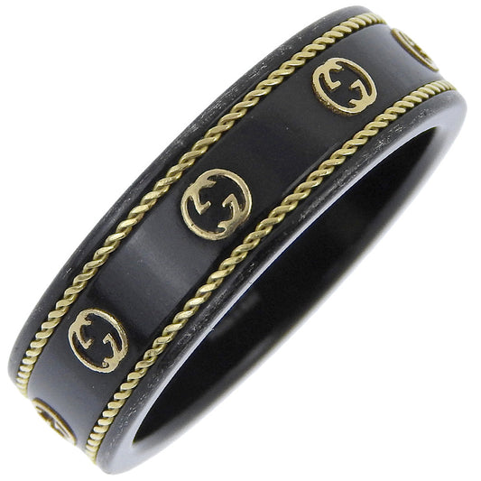 Luxury Gucci Trending 2025 Interlocking G Ring Ceramic K18 Gold