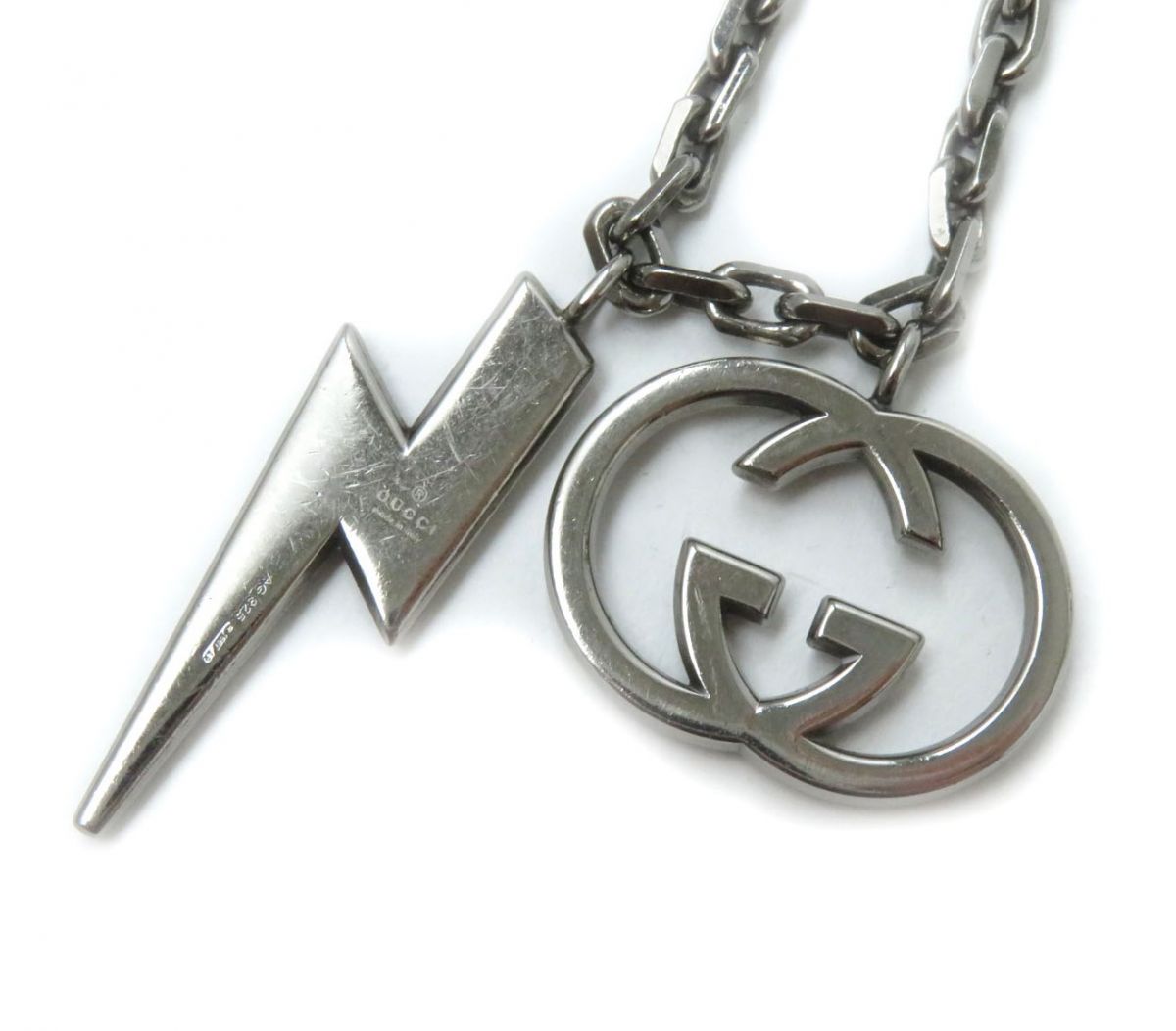 Luxury Gucci Trending 2025 Interlocking Gx Thunder Necklace AG925