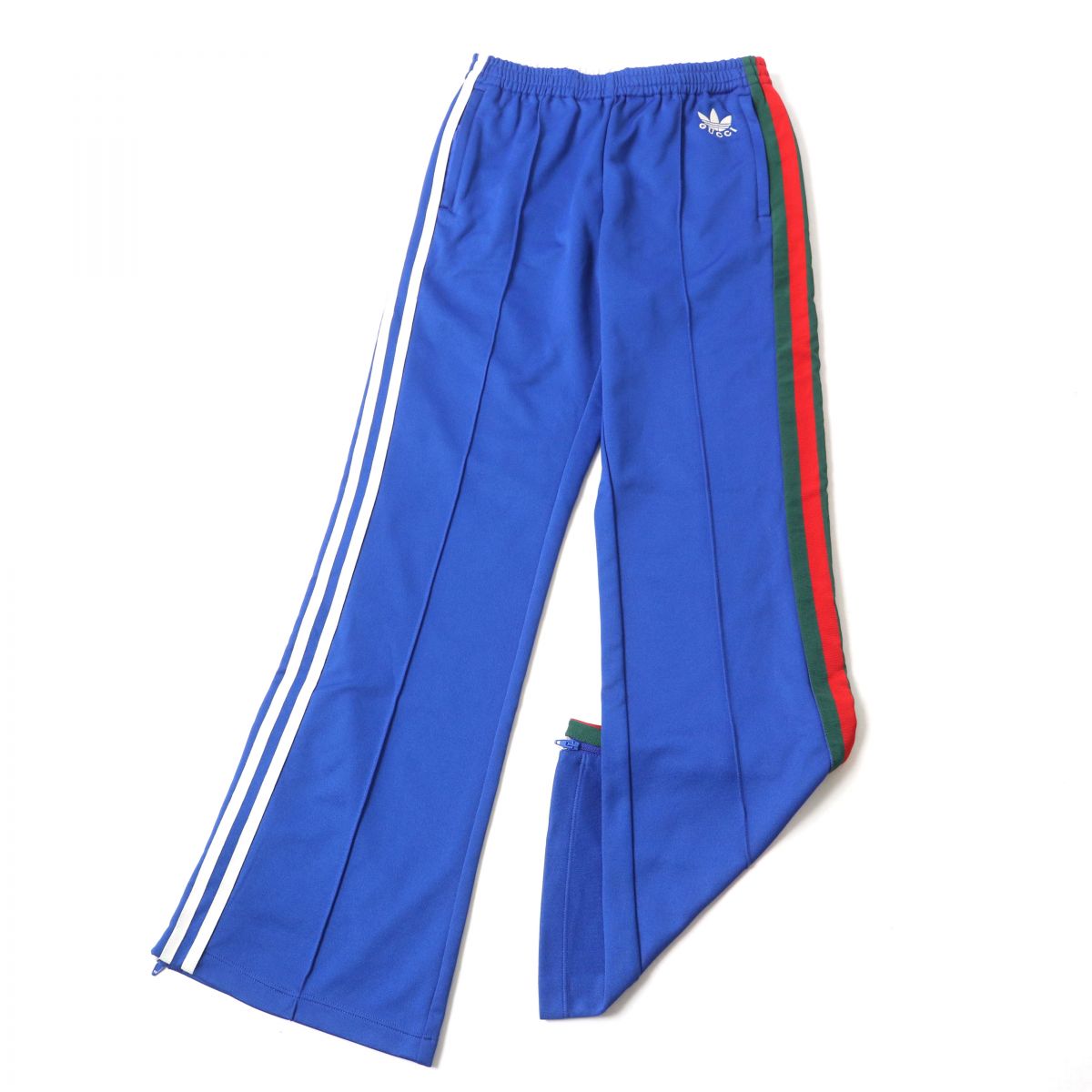 Luxury Gucci Trending 2025 x Adidas Flare Jogging Pants Blue S