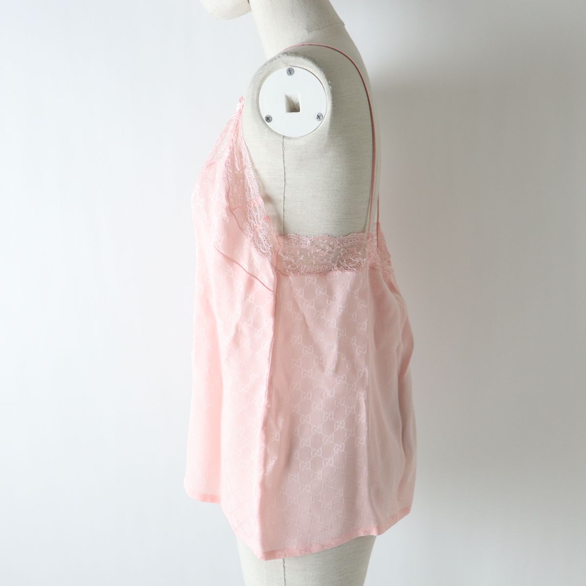 Luxury Gucci Trending 2025 Silk GGPattern Camisole Shorts Set M