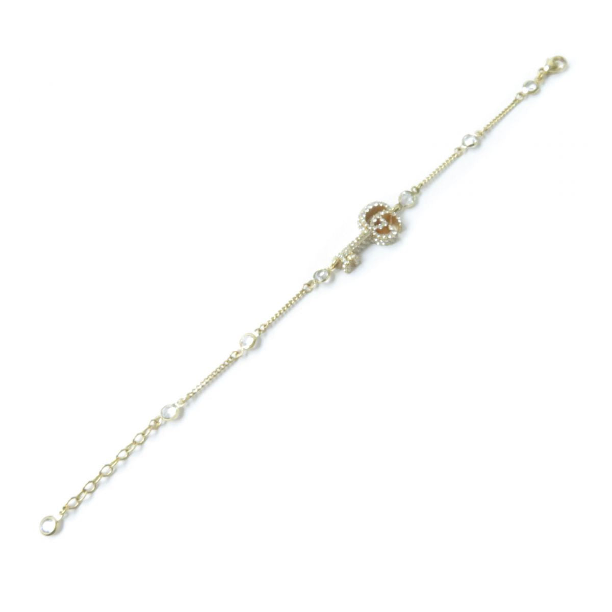 Luxury Gucci Trending 2025 Double G Key Bracelet with Rhinestones