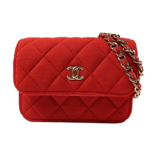 Chanel Crossbody Chain shoulder bag Red
