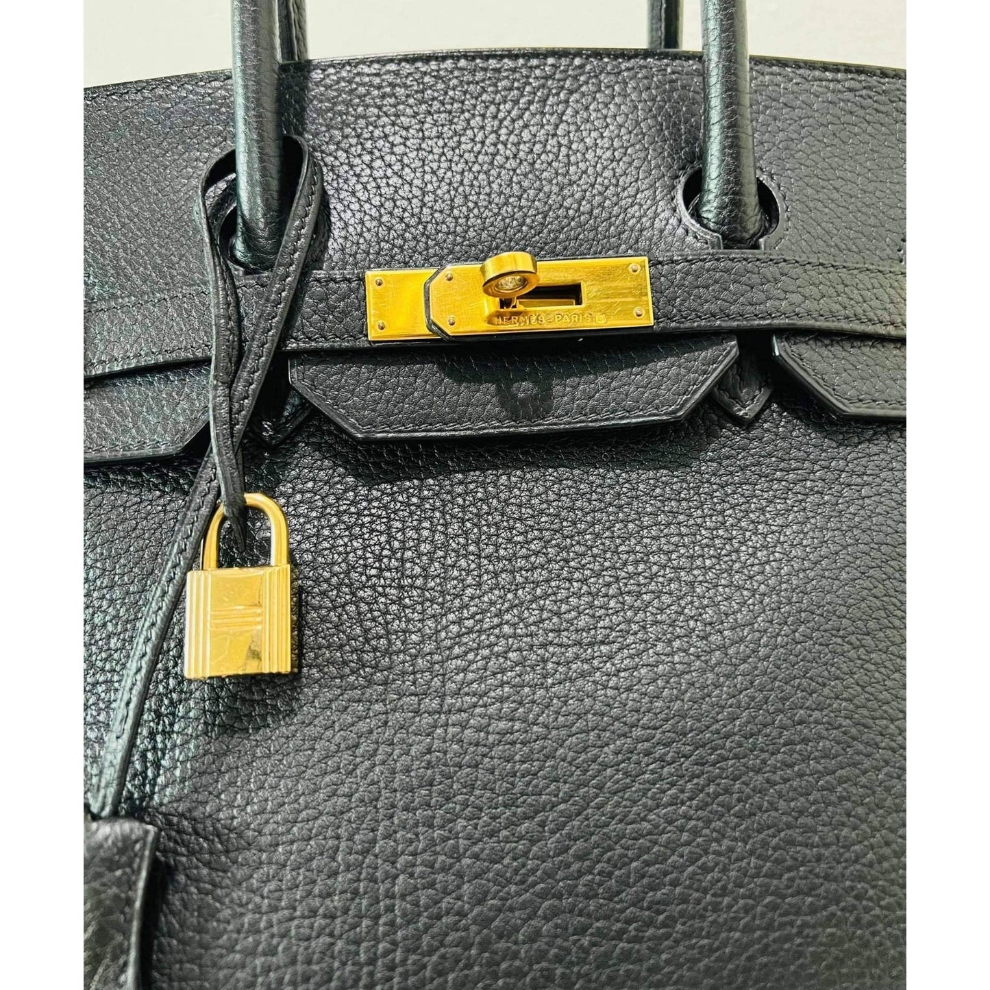 Luxury Hermes Birkin 35 Black Hand Bag