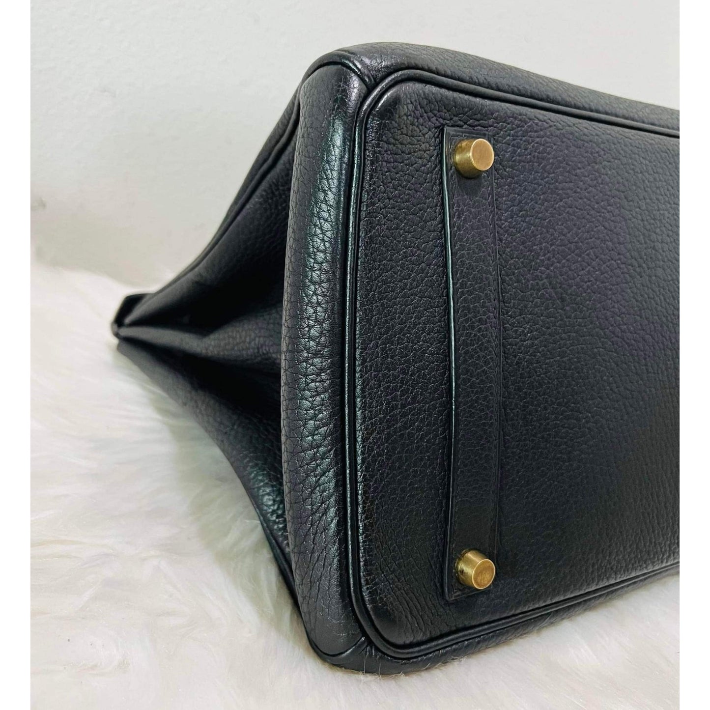 Luxury Hermes Birkin 35 Black Hand Bag