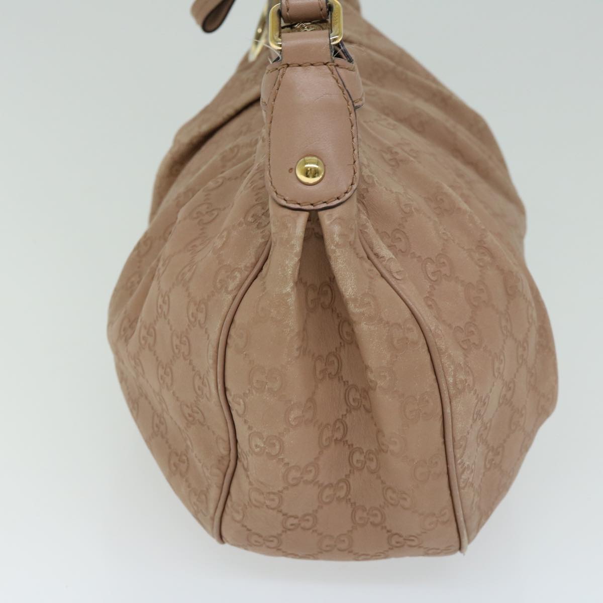 GUCCI Guccissima GG Canvas Shoulder Bag Beige 232955  hk1103
