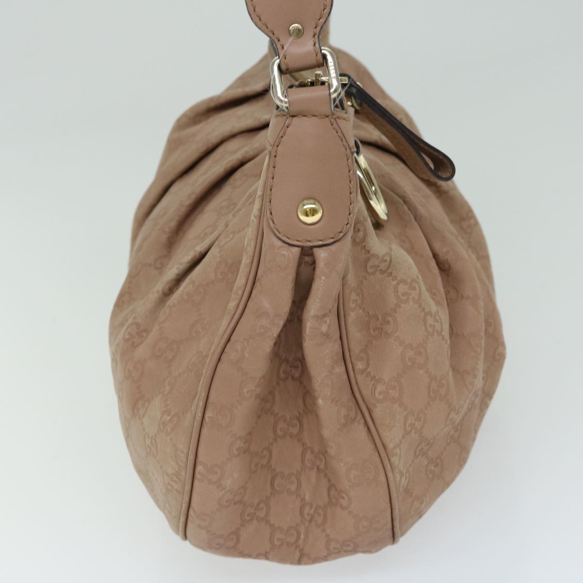 GUCCI Guccissima GG Canvas Shoulder Bag Beige 232955  hk1103