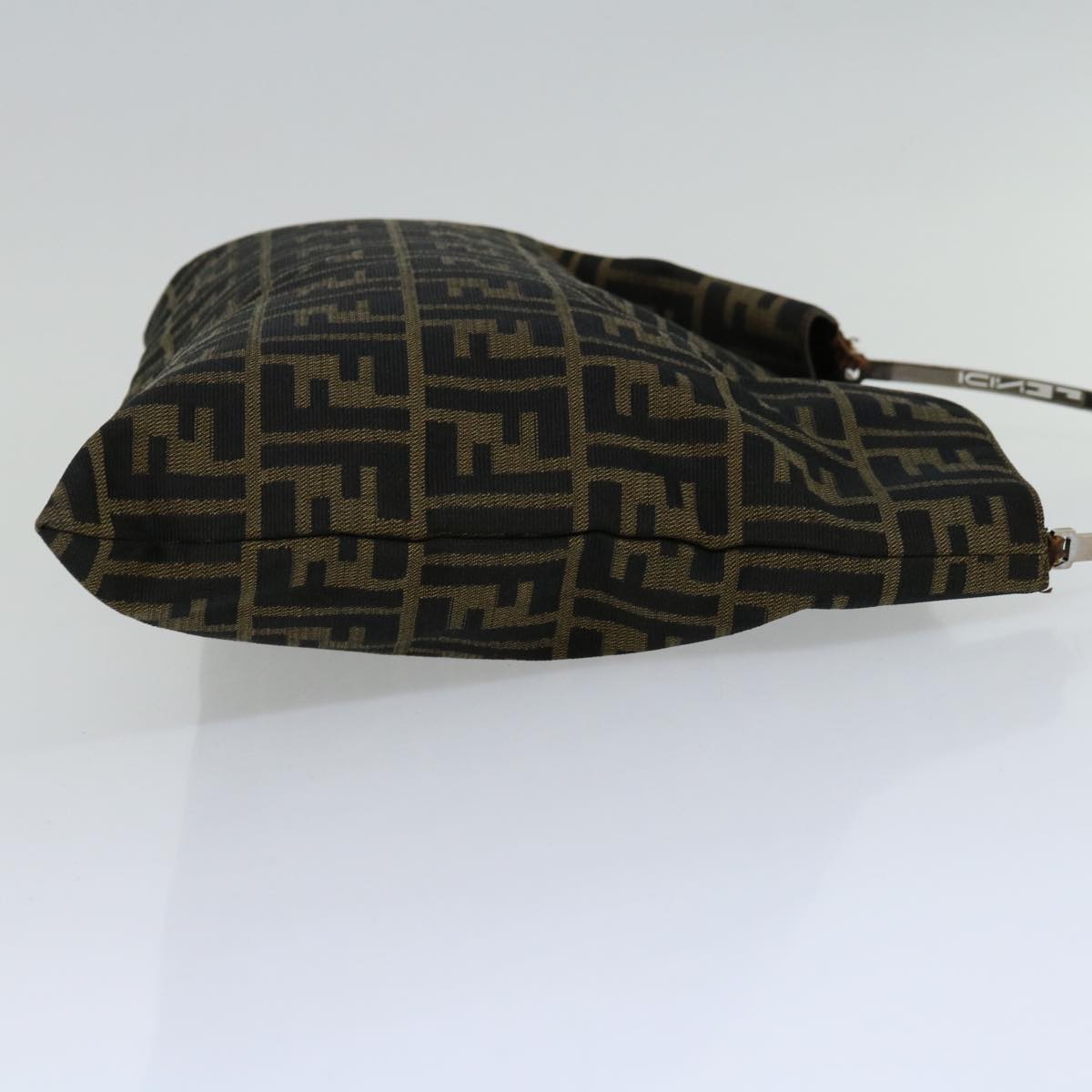 Luxury FendiZucca Canvas Hand Bag Black Brownhk1112