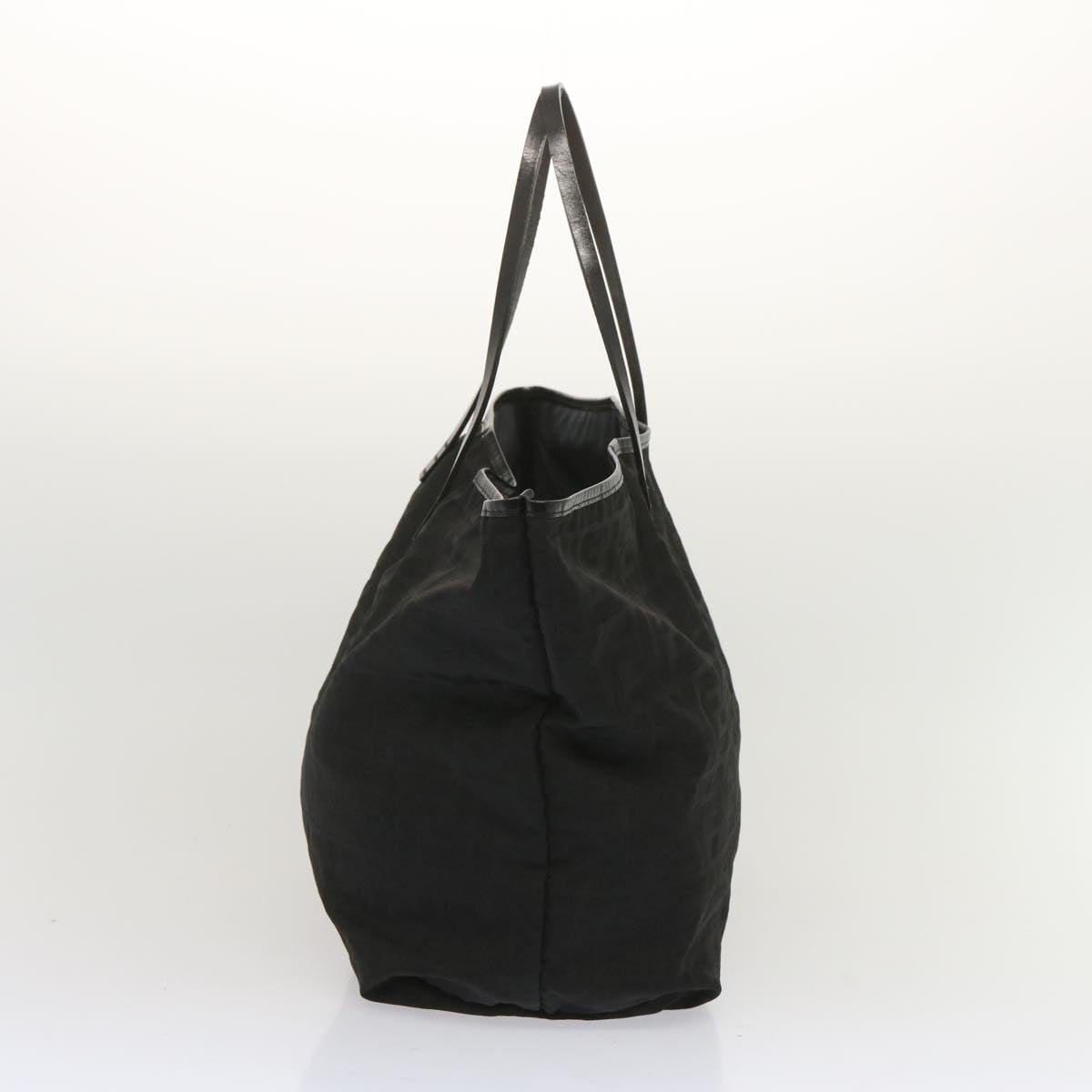 Luxury FendiZucca Canvas Tote Bag Blackhk1174