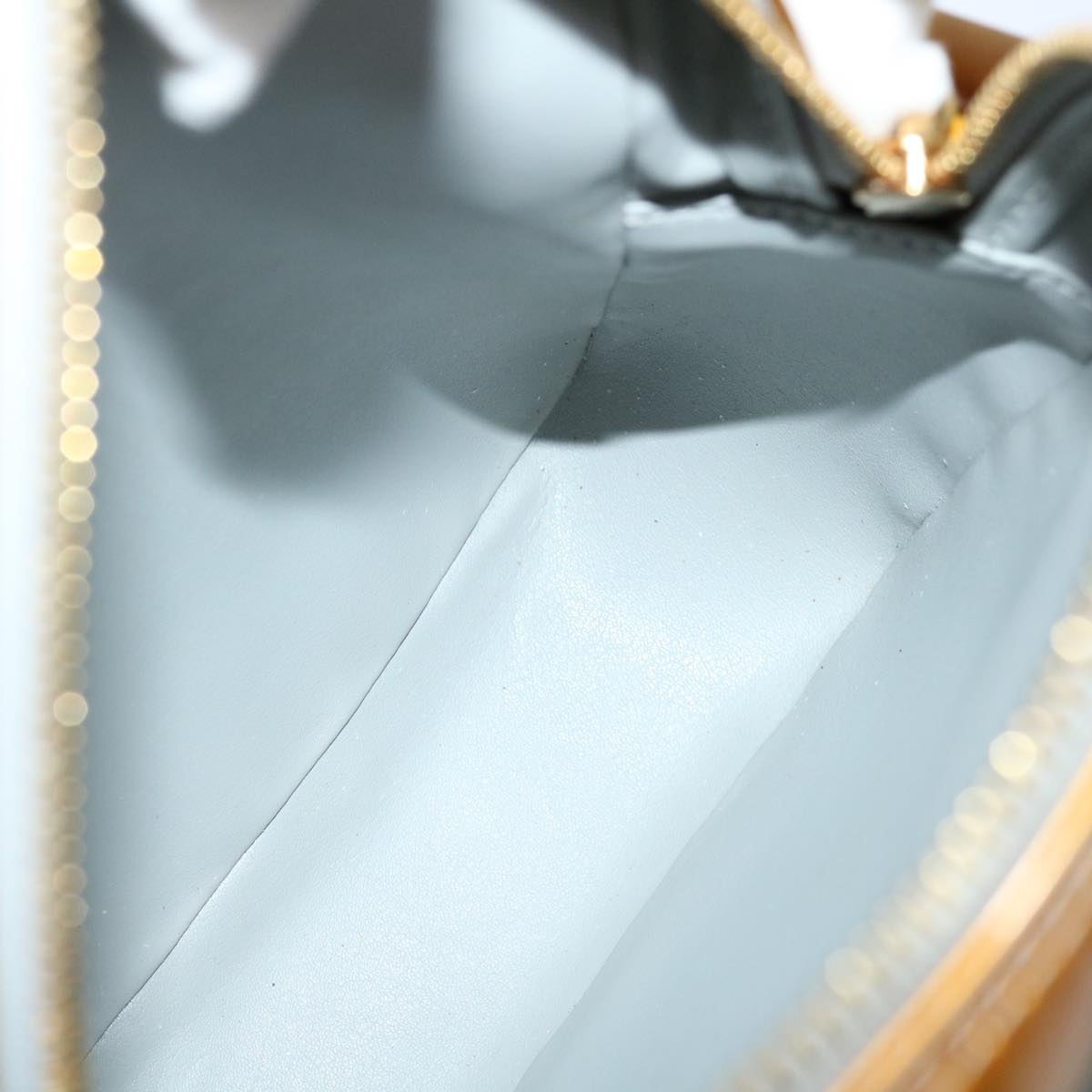 LOUIS VUITTON Monogram Vernis Wooster Shoulder Bag Gris M91036 LV hk1192