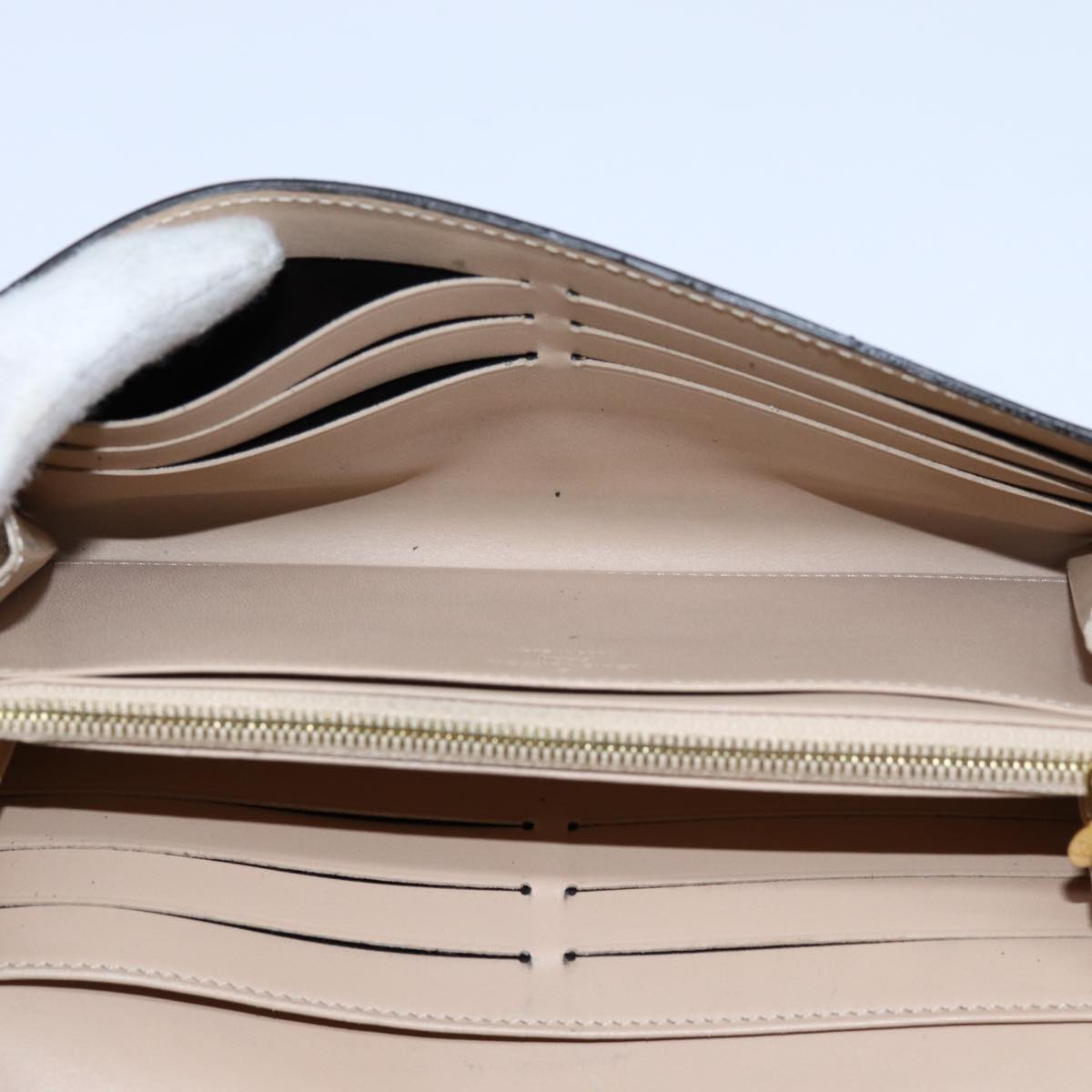LOUIS VUITTON Portefeuille Louise Wallet Patent leather Dunne M61318 hk1249