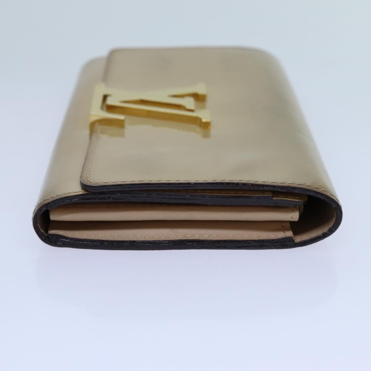 LOUIS VUITTON Portefeuille Louise Wallet Patent leather Dunne M61318 hk1249