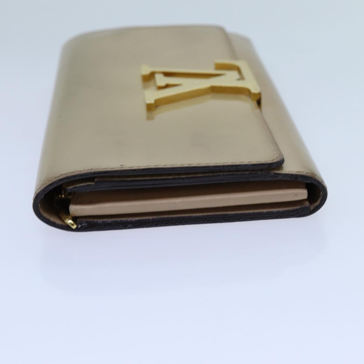 LOUIS VUITTON Portefeuille Louise Wallet Patent leather Dunne M61318 hk1249