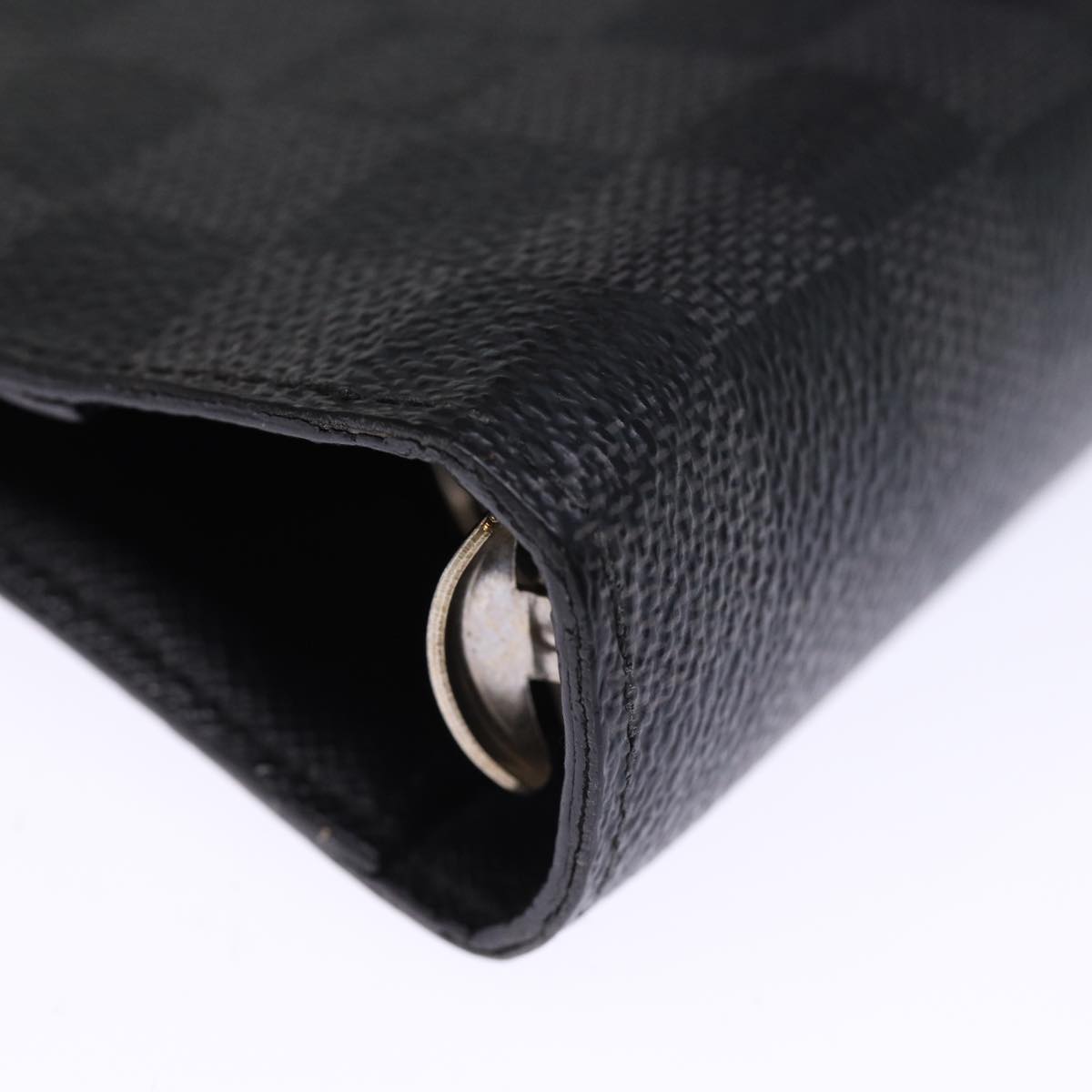 LOUIS VUITTON Damier Graphite Agenda MM Day Planner Cover R20242 LV hk1284
