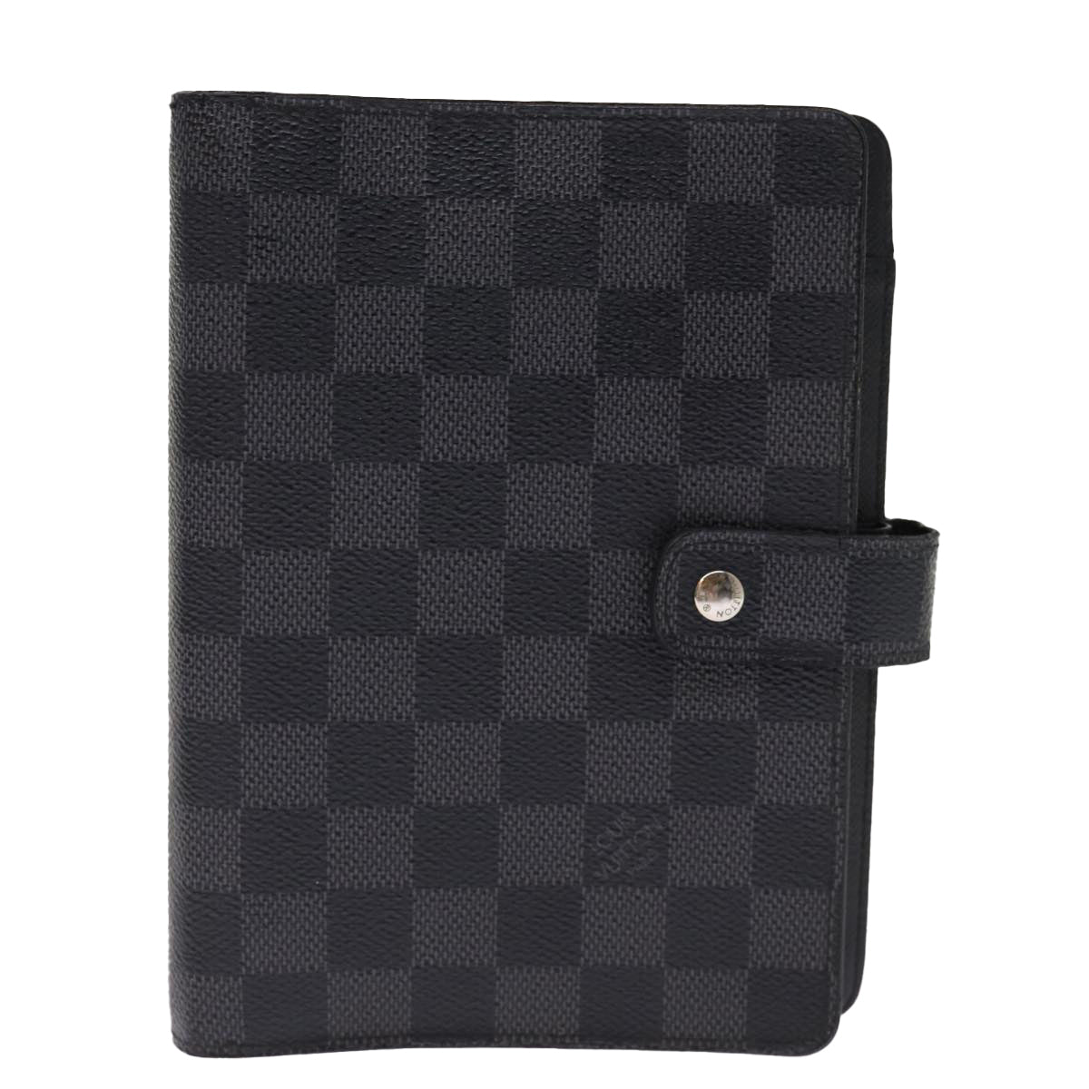 LOUIS VUITTON Damier Graphite Agenda MM Day Planner Cover R20242 LV hk1284