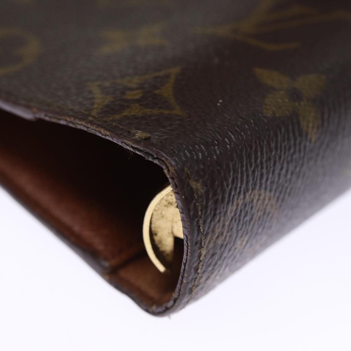 LOUIS VUITTON Monogram Agenda MM Day Planner Cover R20105 LV hk1285