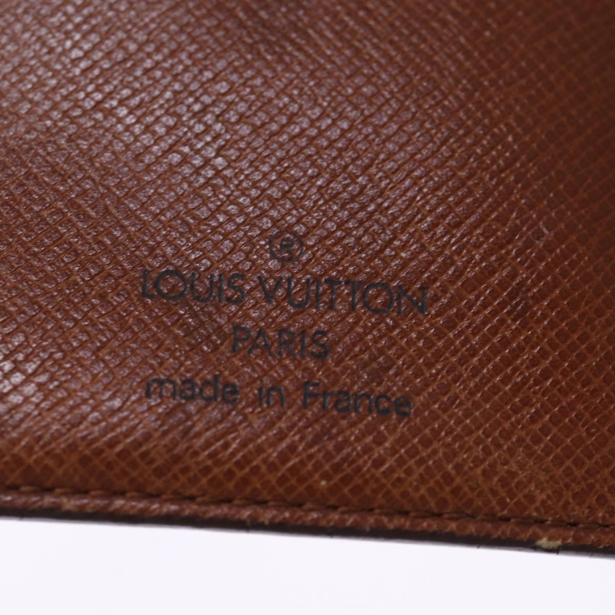 LOUIS VUITTON Monogram Agenda MM Day Planner Cover R20105 LV hk1285