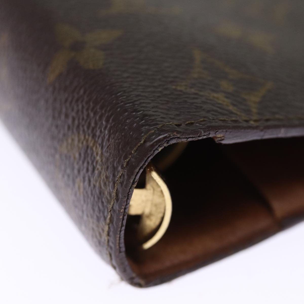 LOUIS VUITTON Monogram Agenda MM Day Planner Cover R20105 LV hk1285