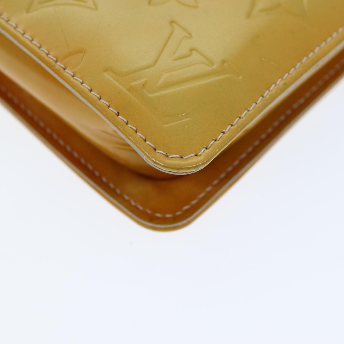 LOUIS VUITTON Monogram Vernis Lexington Accessory Pouch Gris M91056 hk1286