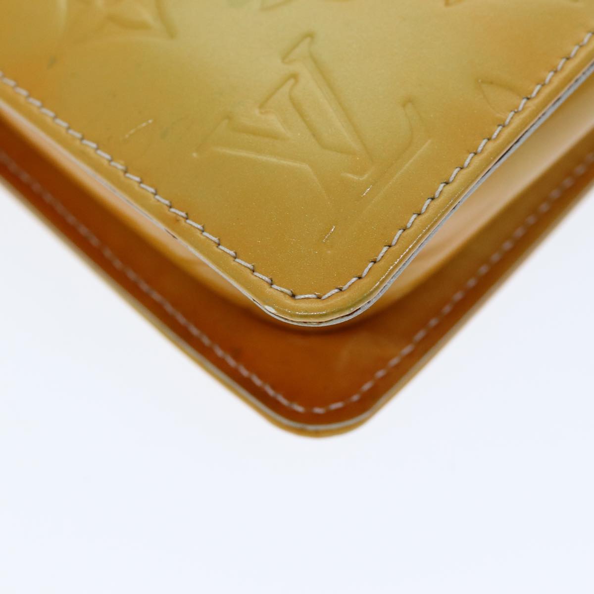 LOUIS VUITTON Monogram Vernis Lexington Accessory Pouch Gris M91056 hk1286