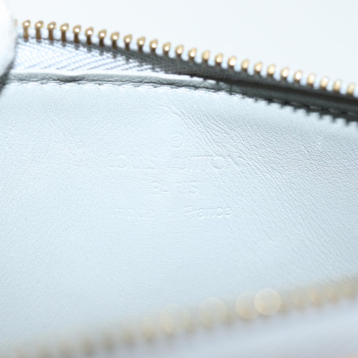 LOUIS VUITTON Monogram Vernis Lexington Accessory Pouch Gris M91056 hk1286