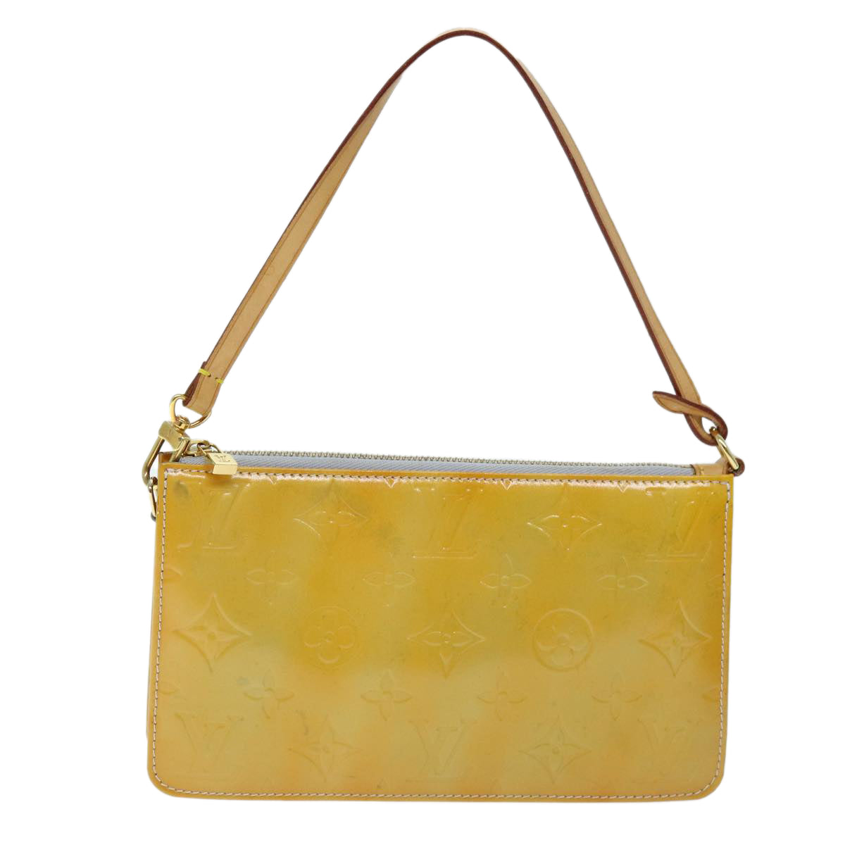 LOUIS VUITTON Monogram Vernis Lexington Accessory Pouch Gris M91056 hk1286