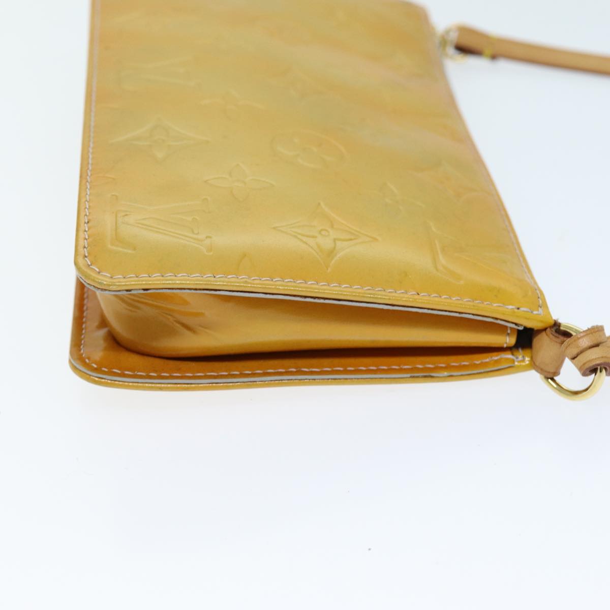 LOUIS VUITTON Monogram Vernis Lexington Accessory Pouch Gris M91056 hk1286