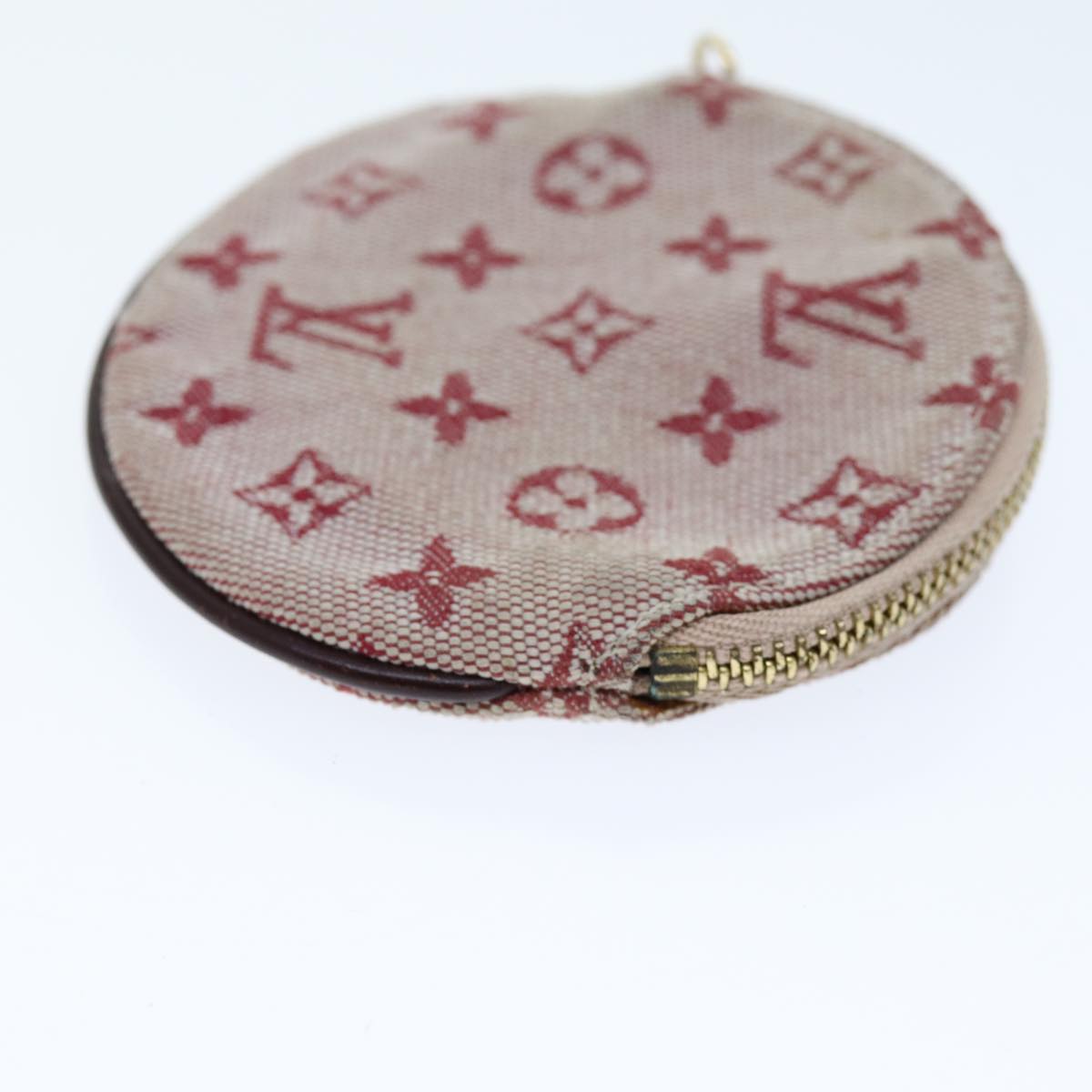LOUIS VUITTON Monogram Mini Porte Monnaie Ron Coin Purse Red M92462 hk1287