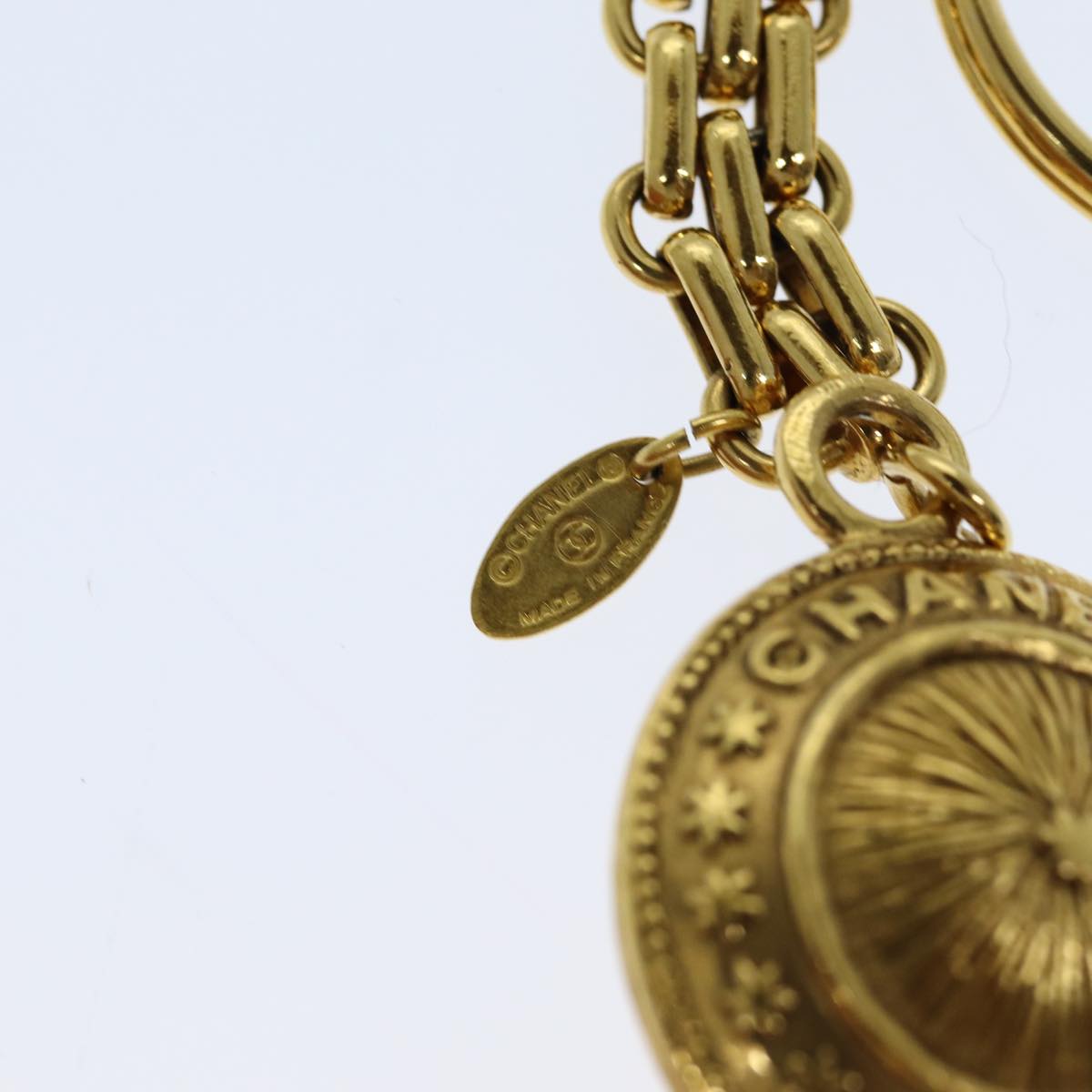 LOUIS VUITTON Monogram Porte Cles Chainne Pastilles Charm M66172 LV hk1288