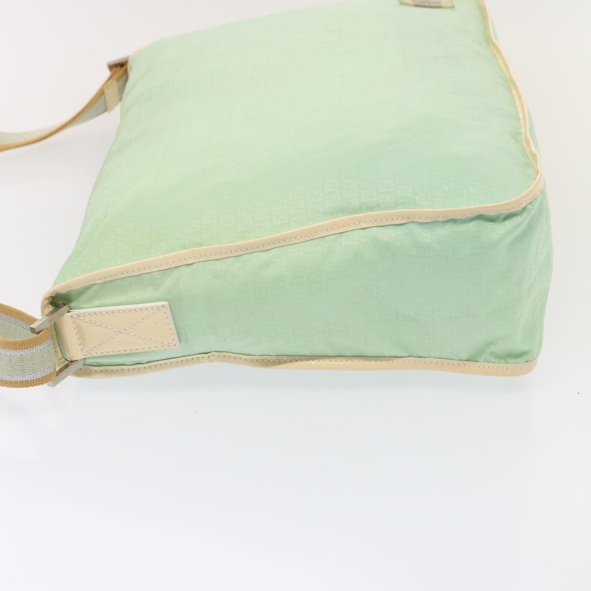 Luxury Fendi Zucchino Canvas Shoulder Bag Nylon Greenhk1304