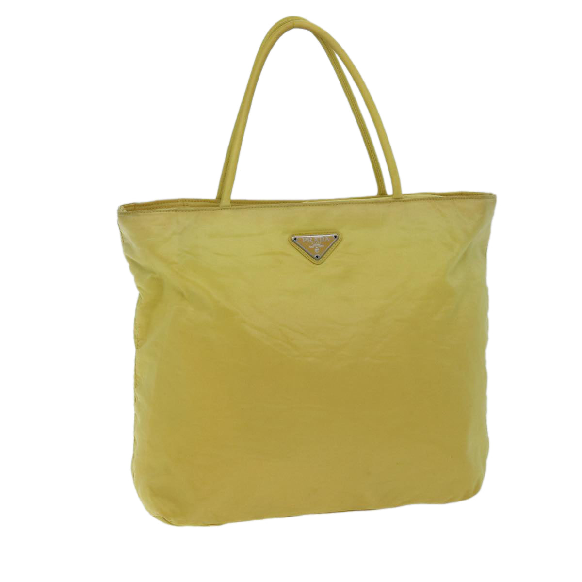 Luxury PradaHand Bag Nylon Yellow hk1317